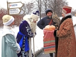 Деда Мороза встретили в Коломенском
