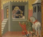 Бартоло Ди Фреди. Святой Лаврентий крестит в темнице узника Луциллия и возвращает ему зрение. Сиена